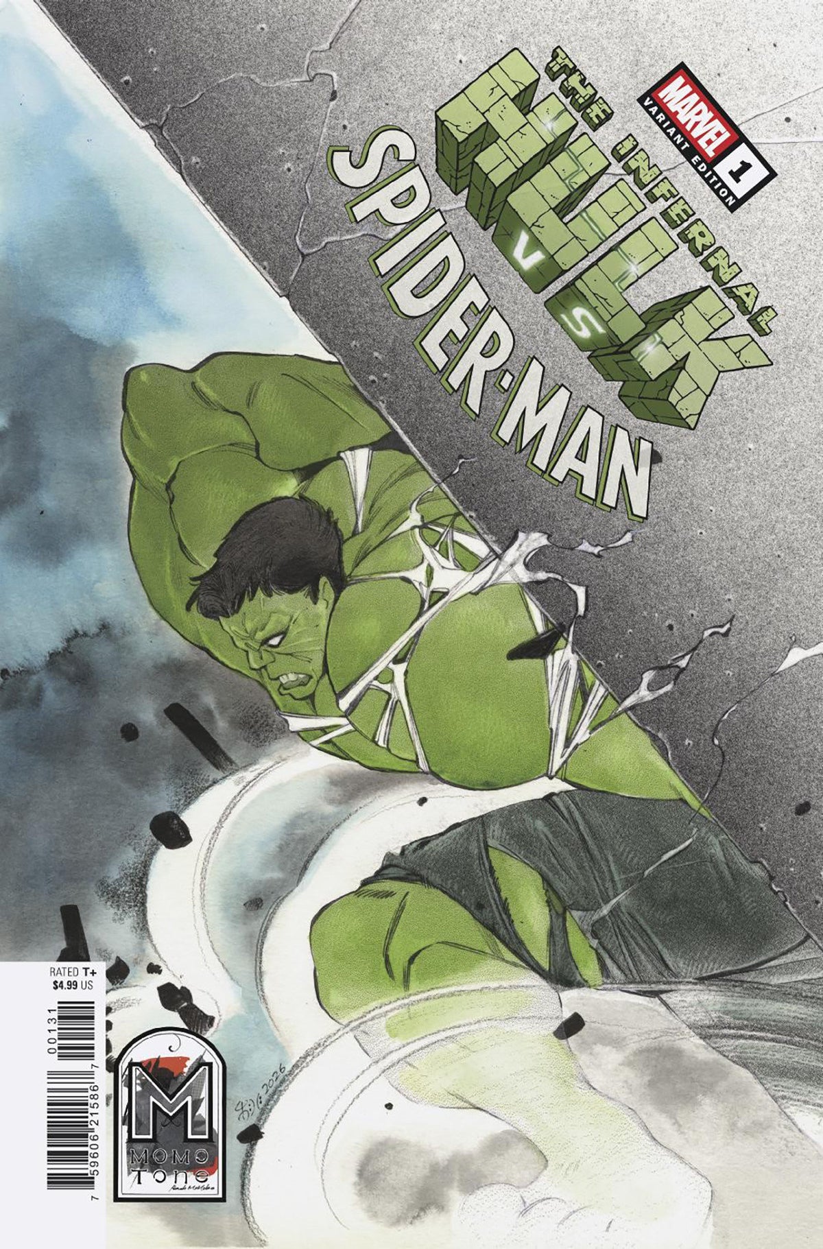 Infernal Hulk vs. Spider-Man #1 Cover C Peach Momoko Momo-Tone