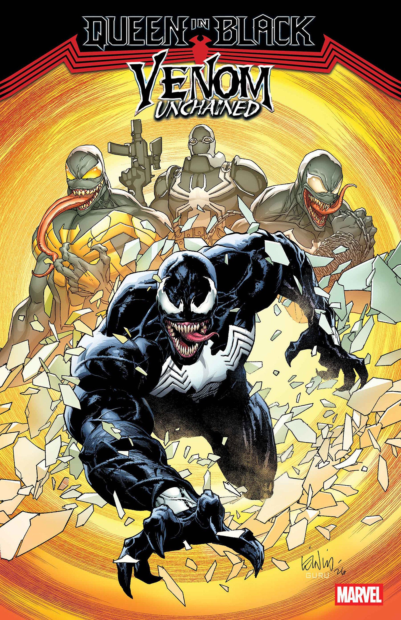 Queen In Black: Venom Unchained #1 Leinil Yu [Qib]