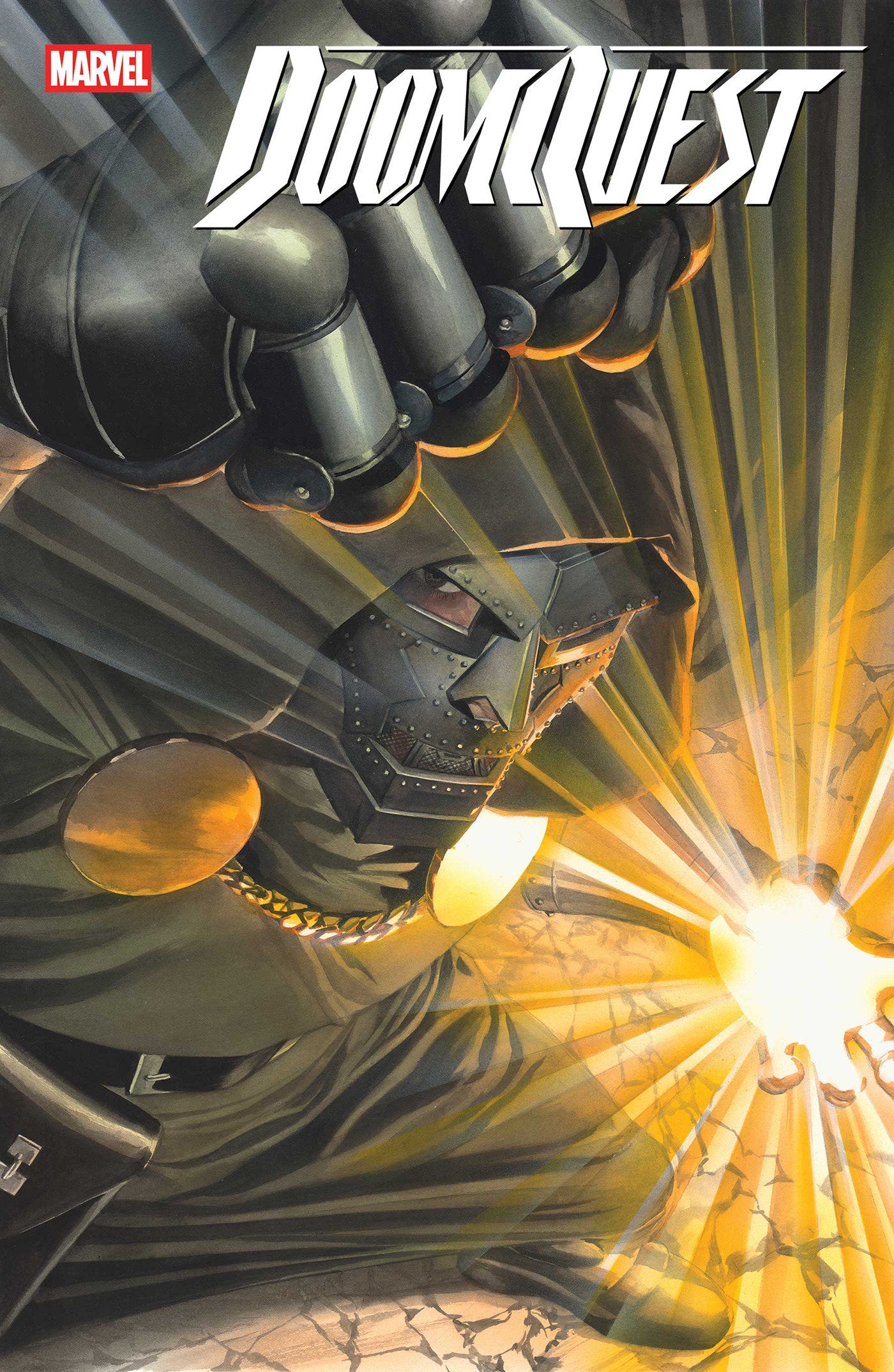 Comic book cover of 'Doomquest #1 CVR A Alex Ross'