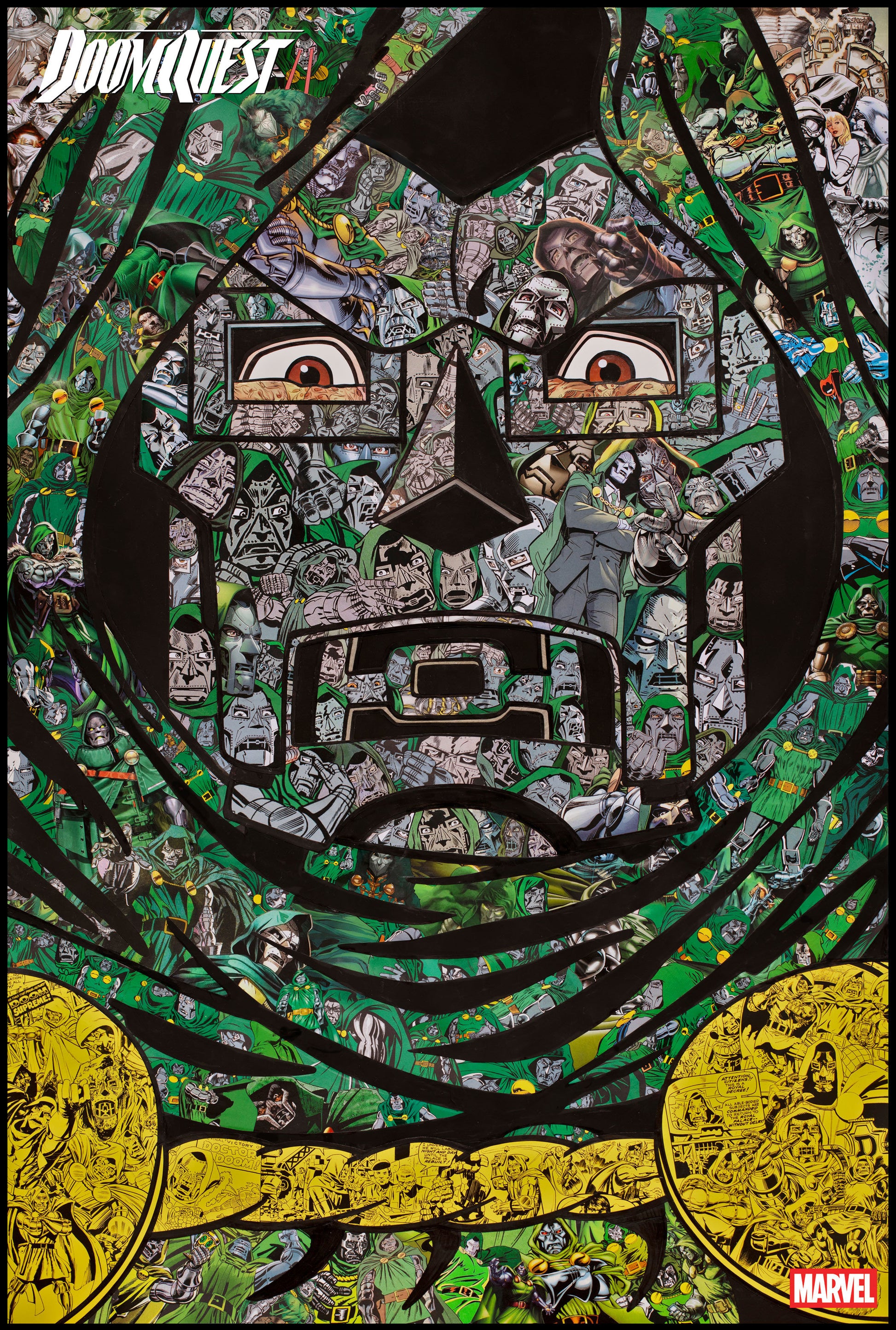 Comic book cover of 'Doomquest #1 Mr. Garcin Variant'