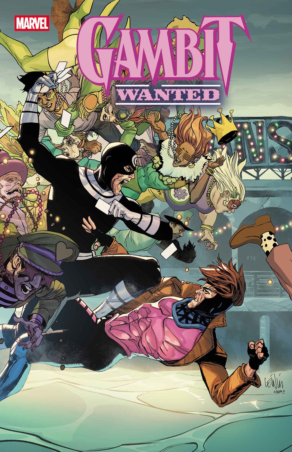 Comic book cover of 'Gambit: Wanted #2 - Leinil Yu PRESALE 8/26'