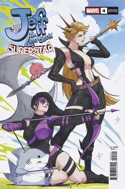 JEFF THE LAND SHARK: SUPERSTAR #4 Cover B Jhony Caballero