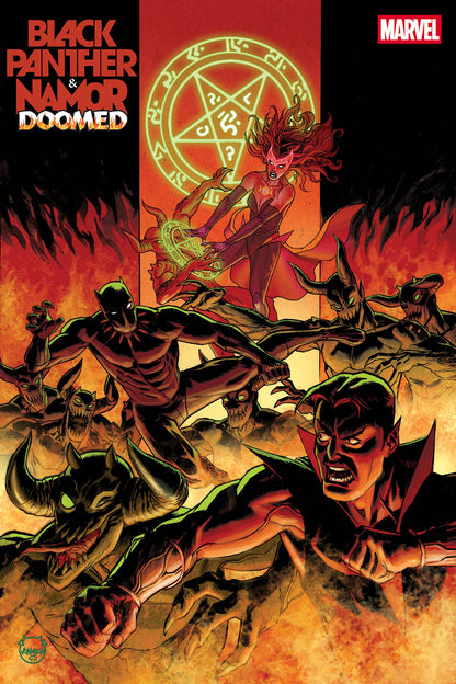 BLACK PANTHER/NAMOR: DOOMED #2 Cover A Dave Johnson