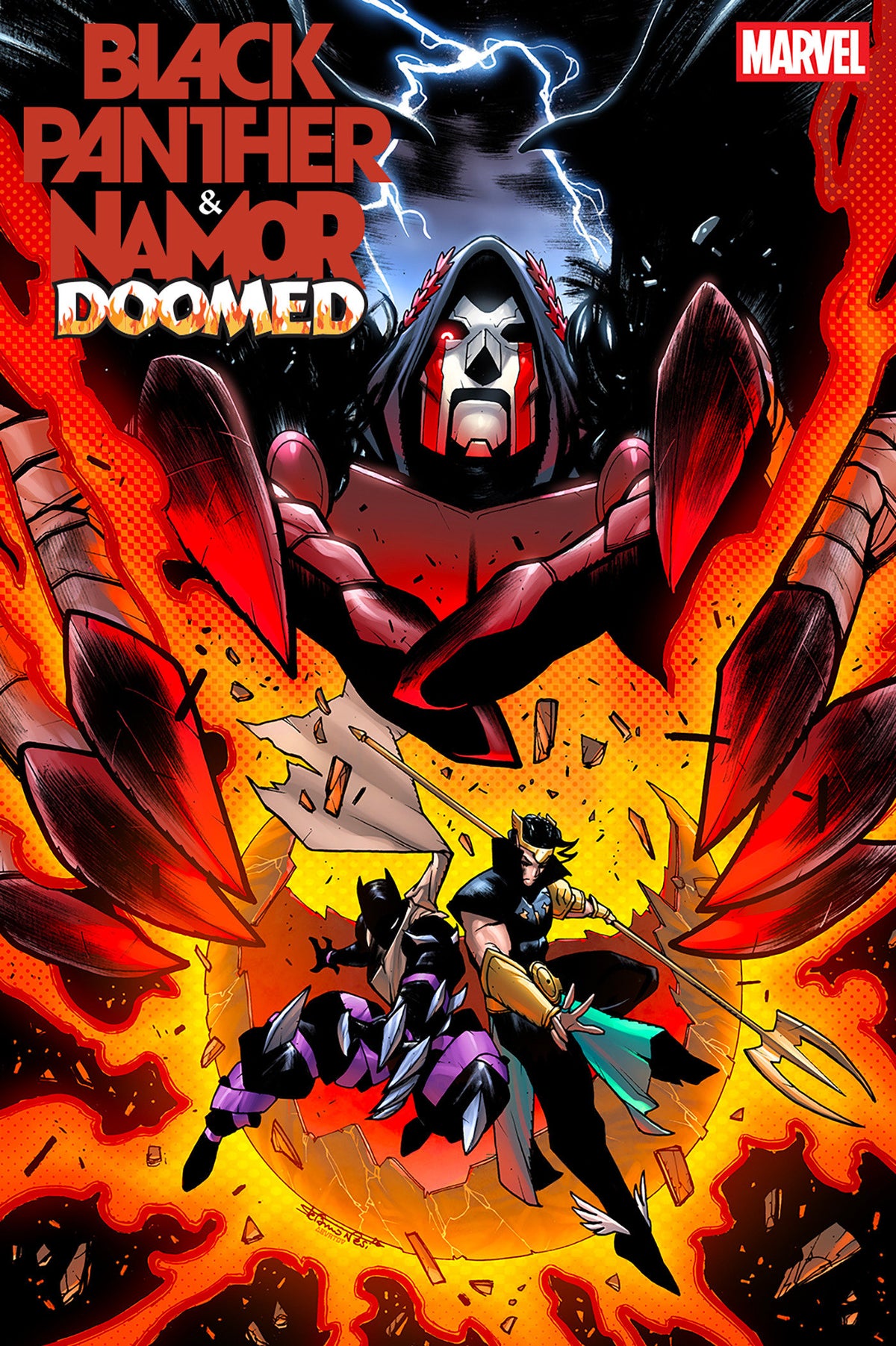 BLACK PANTHER/NAMOR: DOOMED #2 Cover B Stefano Nesi