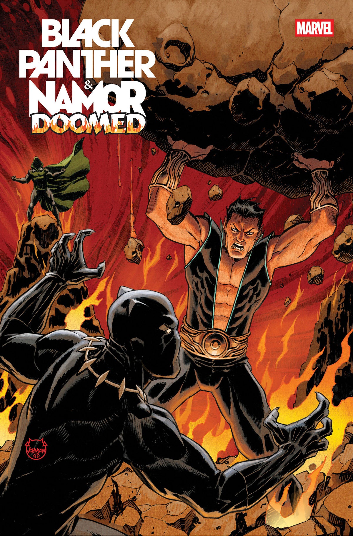 Black Panther/Namor: Doomed #4 Cover A Dave Johnson