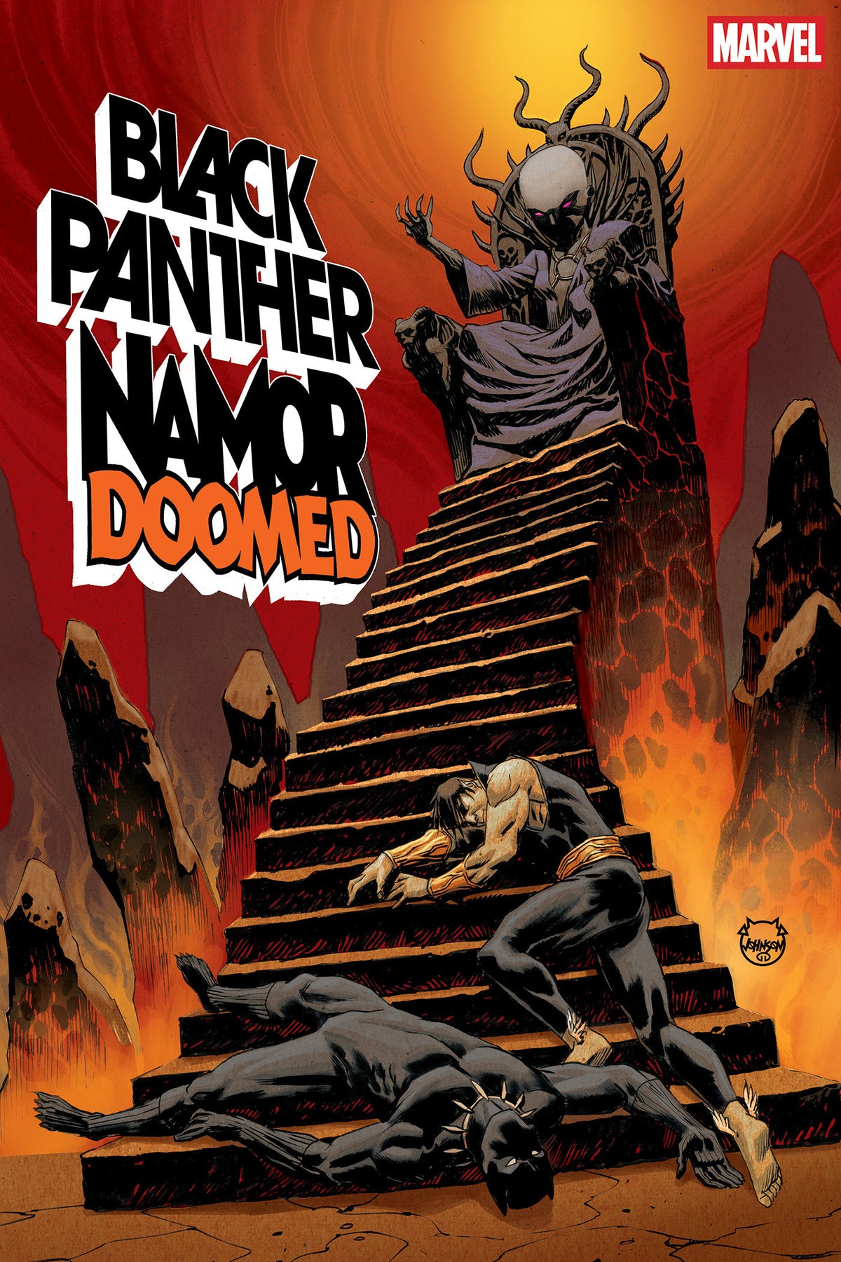Black Panther/Namor: Doomed #5 Cover A Dave Johnson