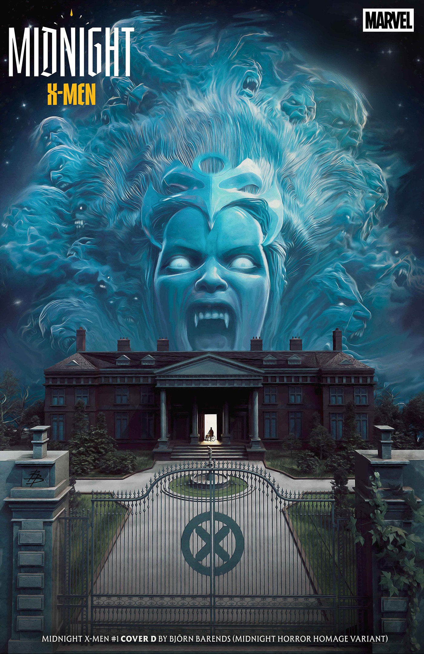 Midnight X-Men #1 Cover D Bjorn Barends Midnight Horror Homage