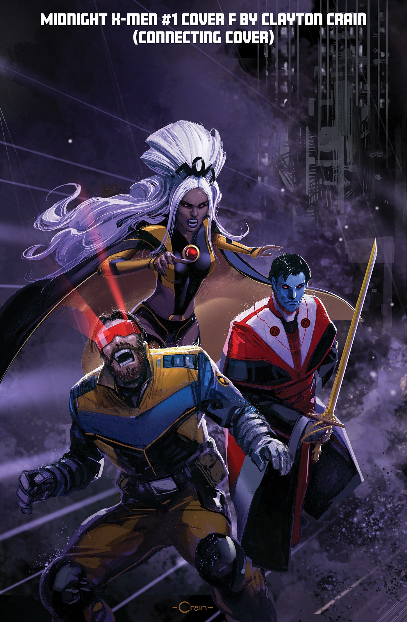 Midnight X-Men #1 Cover F Clayton Crain 3-Part Connecting