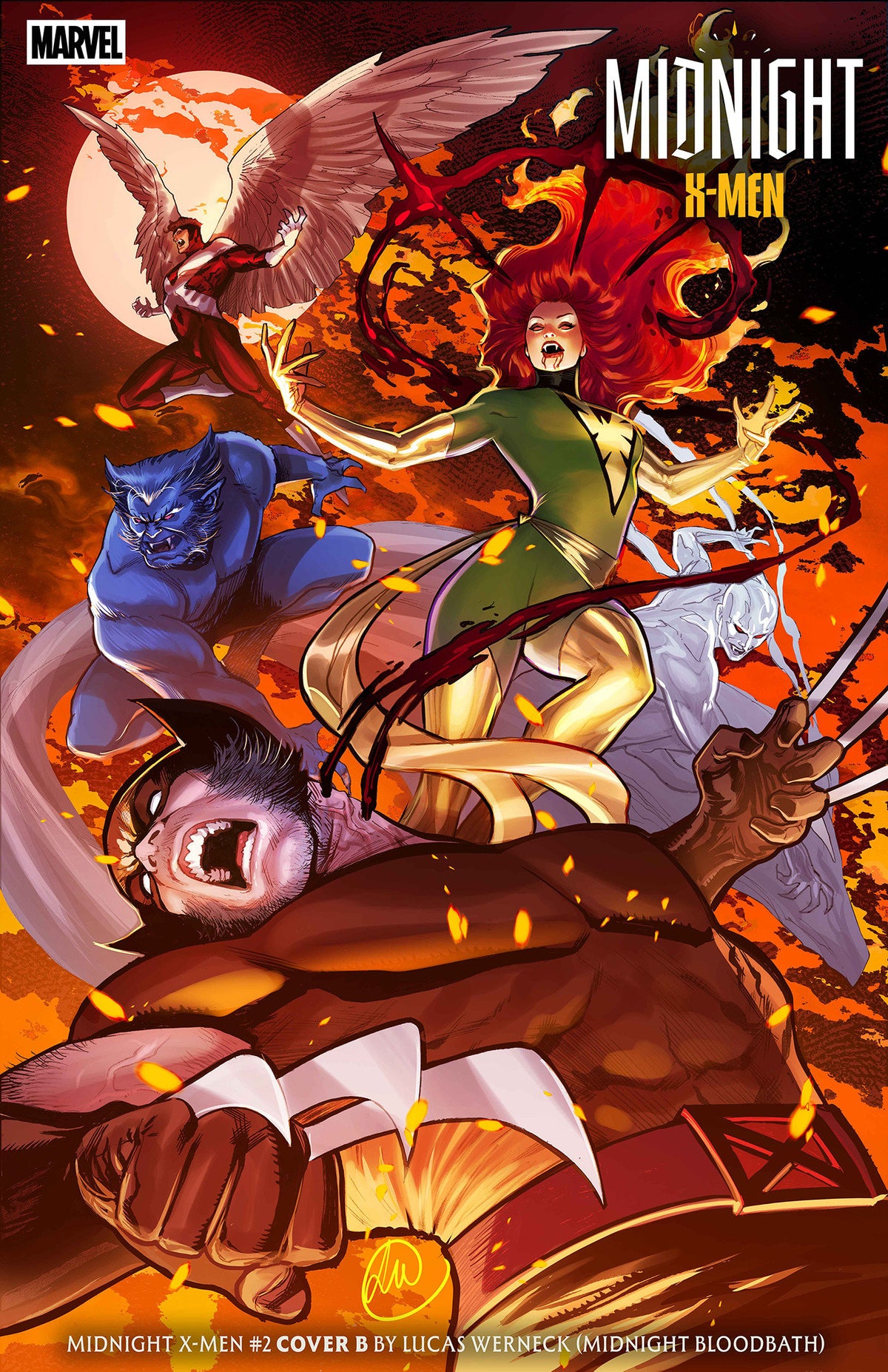 Midnight X-Men #2 Cover B Lucas Werneck Midnight Bloodbath