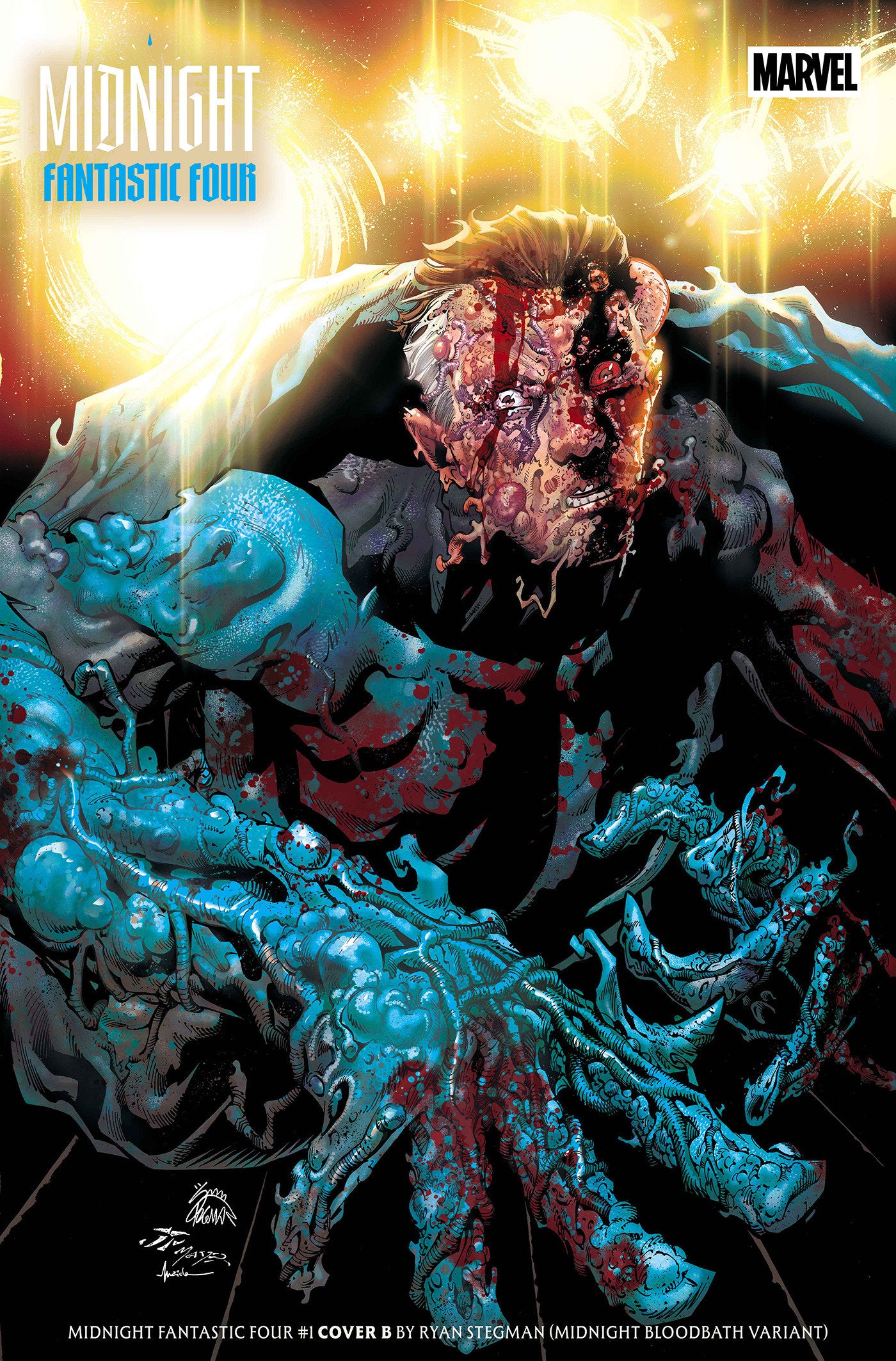 Midnight Fantastic Four #1 Cover B Ryan Stegman Midnight Bloodbath