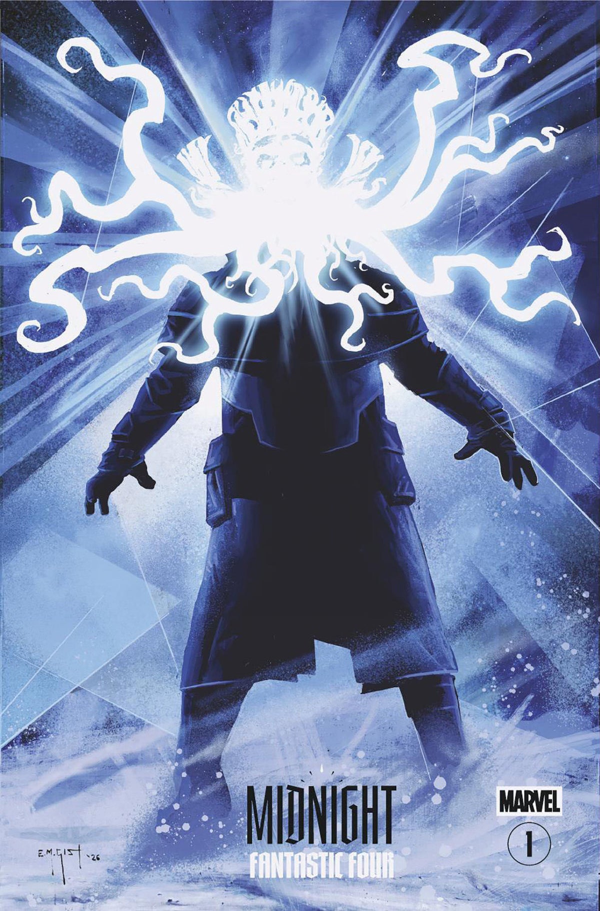 Midnight Fantastic Four #1 Cover D E.M. Gist Midnight Horror Homage