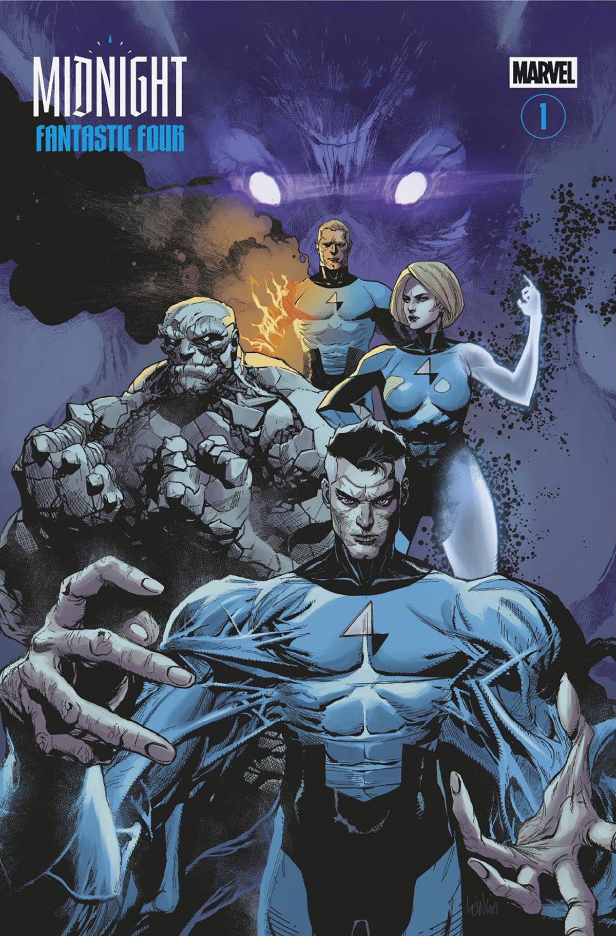 Midnight Fantastic Four #1 Cover H Leinil Yu