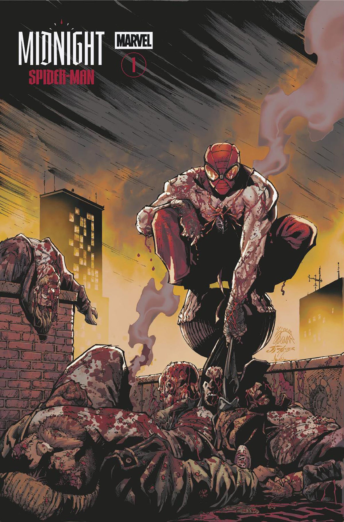 Midnight Spider-Man #1 Cover B Ryan Stegman Midnight Bloodbath