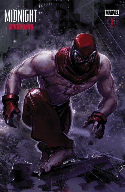 Midnight Spider-Man #1 Cover F Clayton Crain 3-Part Connecting