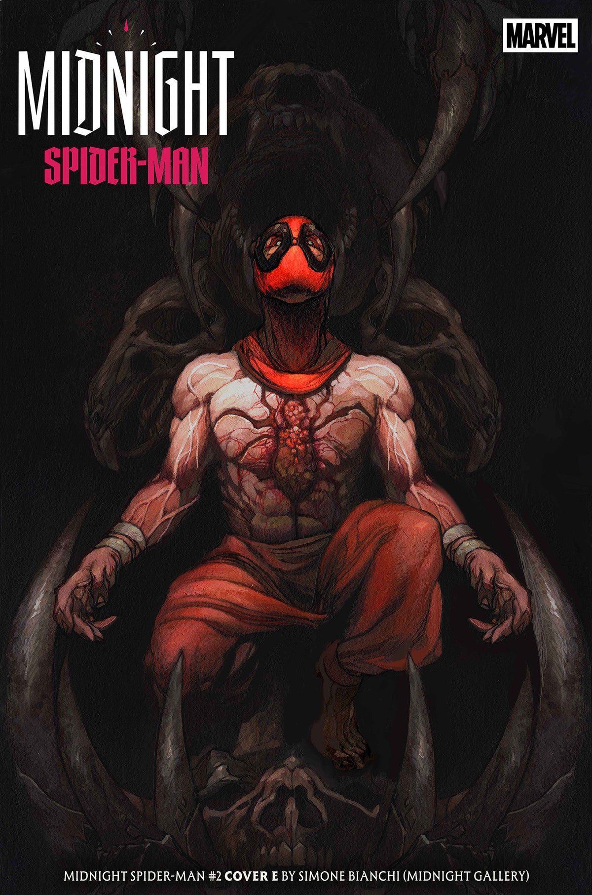 Midnight Spider-Man #2 Cover E 1:25 Simone Bianchi Midnight Gallery