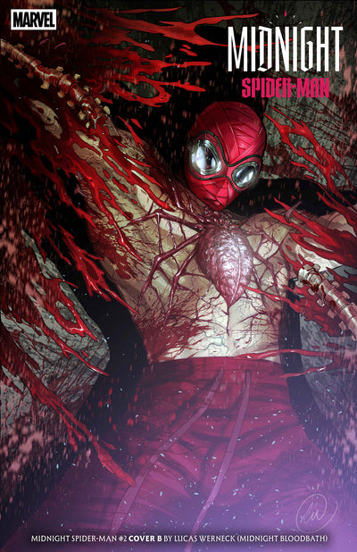 Midnight Spider-Man #2 Cover B Lucas Werneck Midnight Bloodbath
