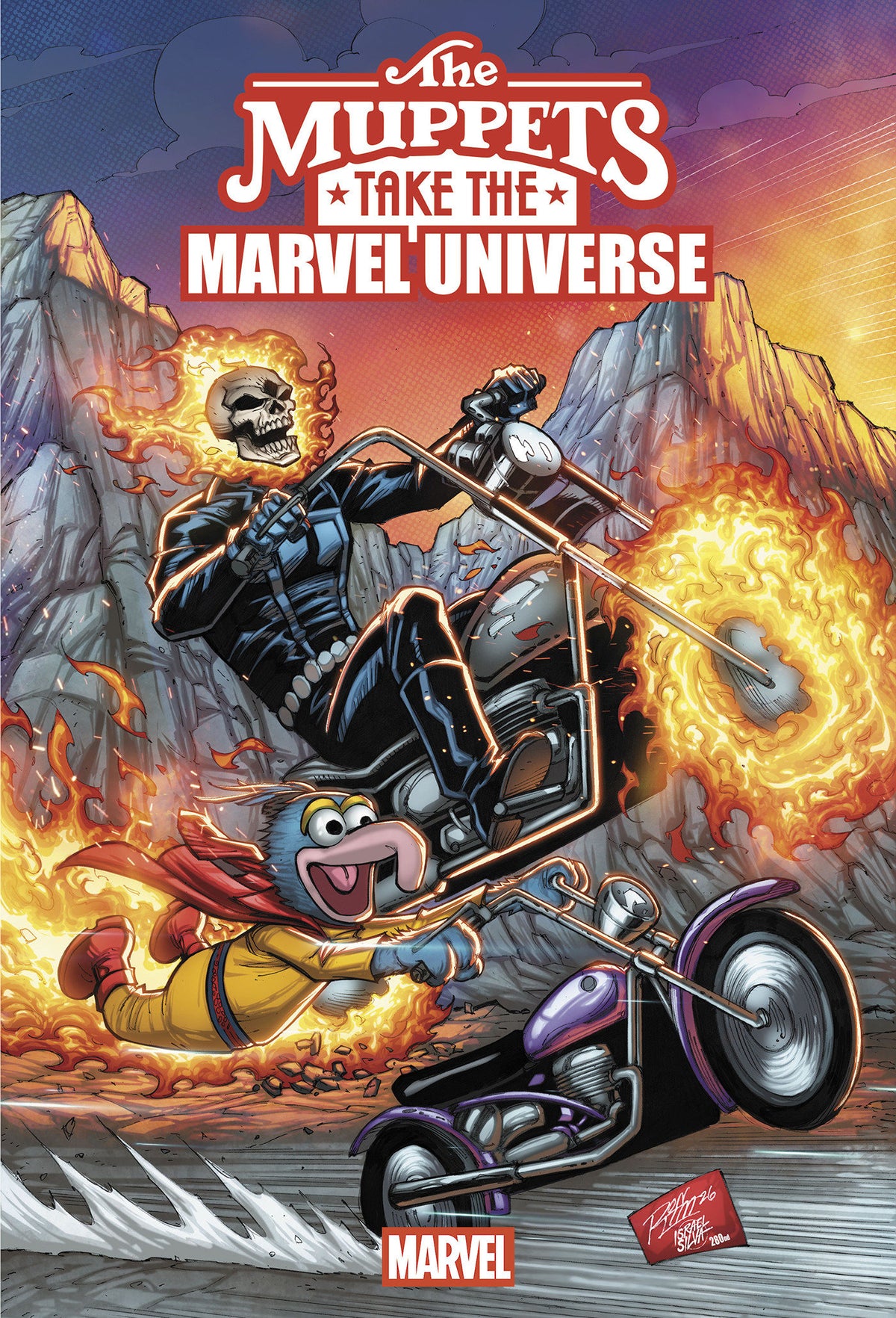 Comic book cover of 'Muppets Take The Marvel Universe #1 Ron Lim Variant (Inc 1:25)'