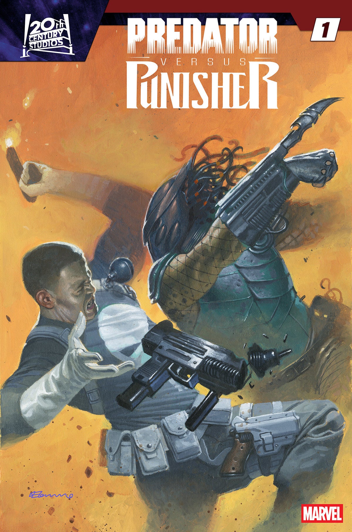 Predator vs. Punisher #1 Cover C 1:25 Fabrizio De Tommaso