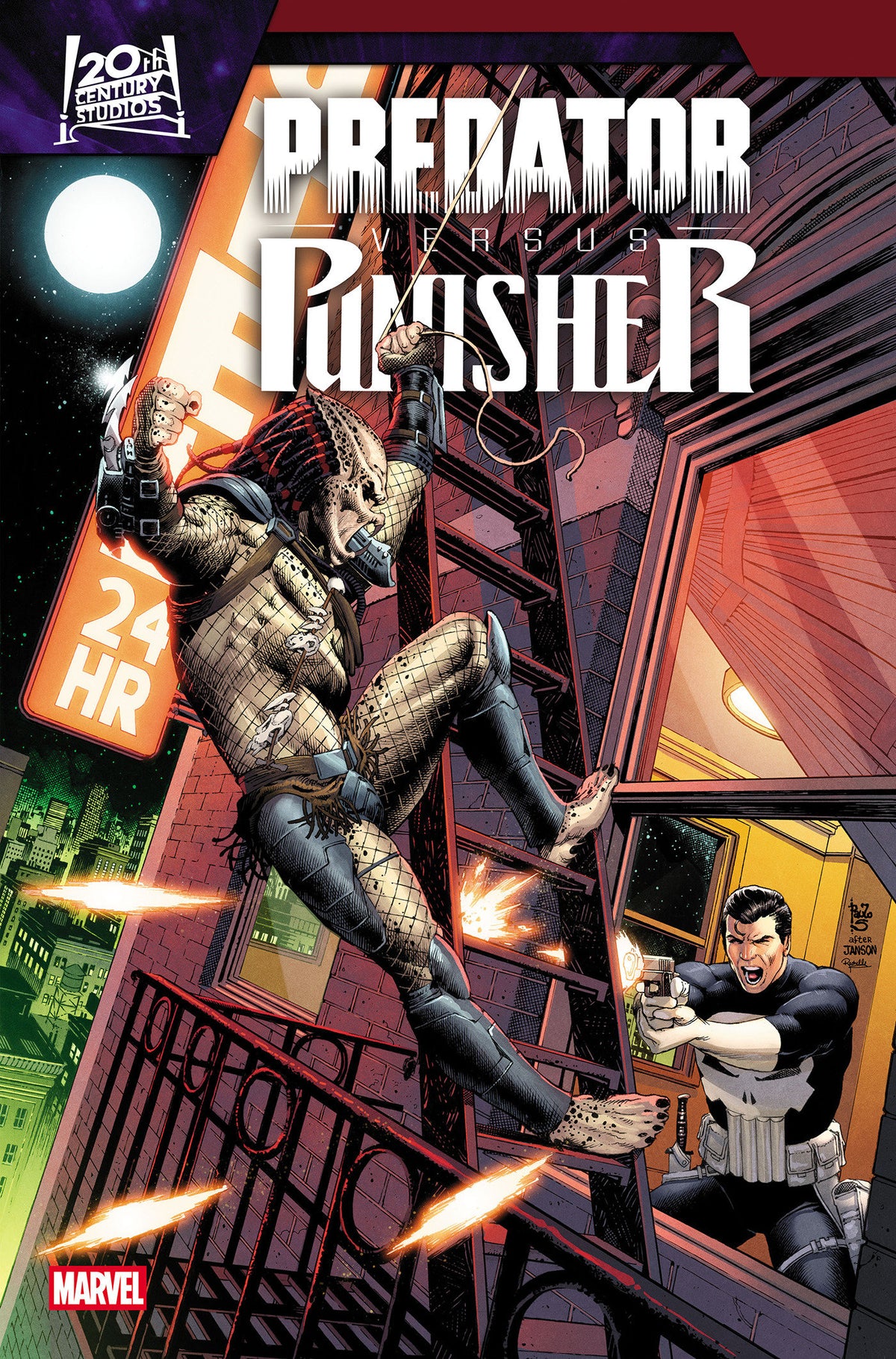 Predator vs. Punisher #2 Cover B Paulo Siqueira Homage