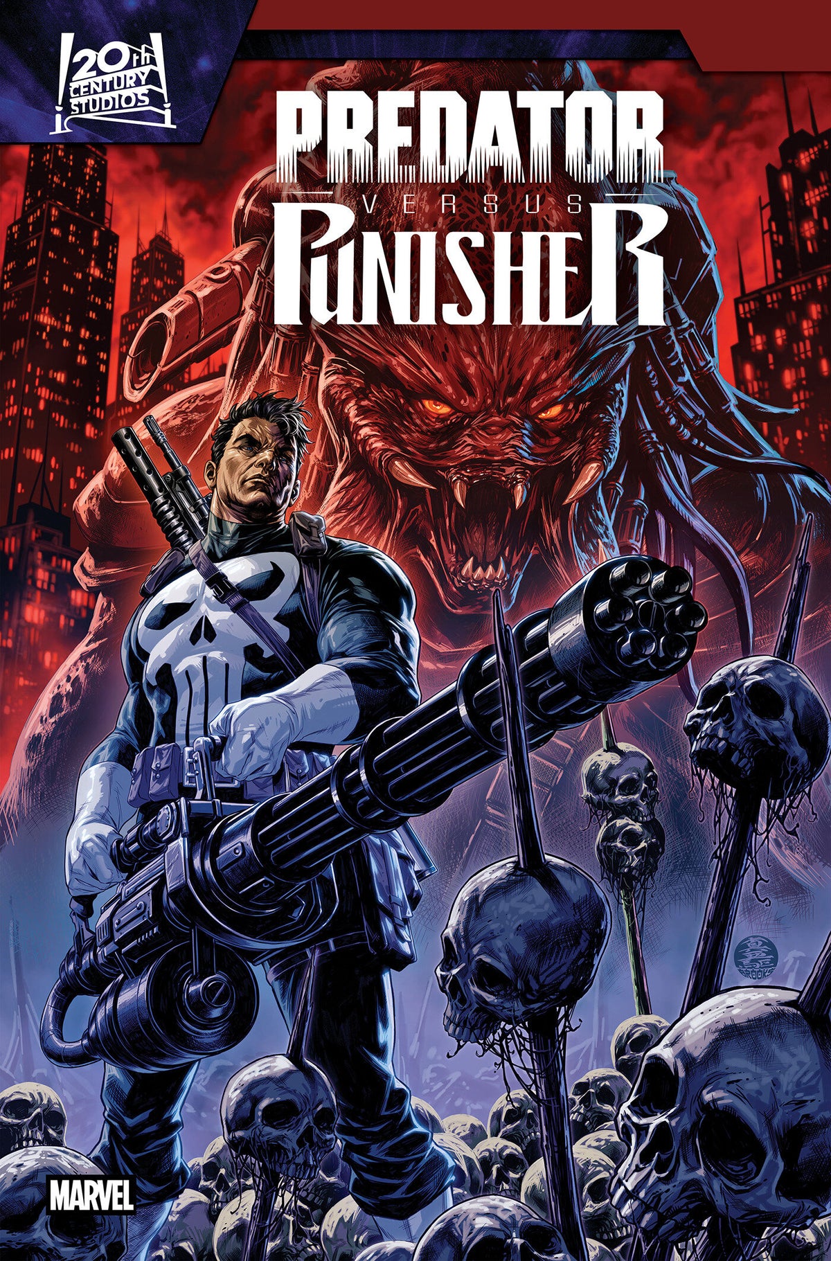 Predator vs. Punisher #3 Cover D Mark Brooks
