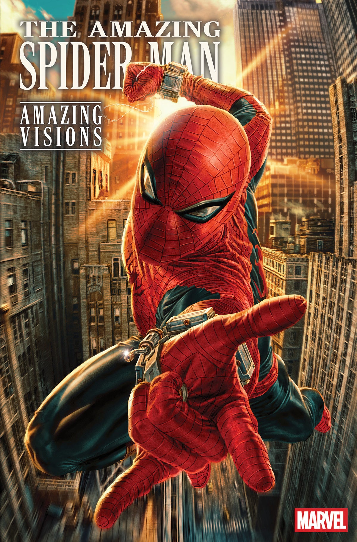 Comic book cover of 'Amazing Spider-Man: Amazing Visions #1 Lee Bermejo'