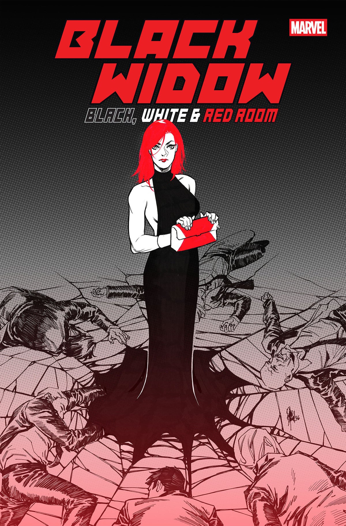 Black Widow: Black, White & Red Room #2 Cover A Elena Casagrande