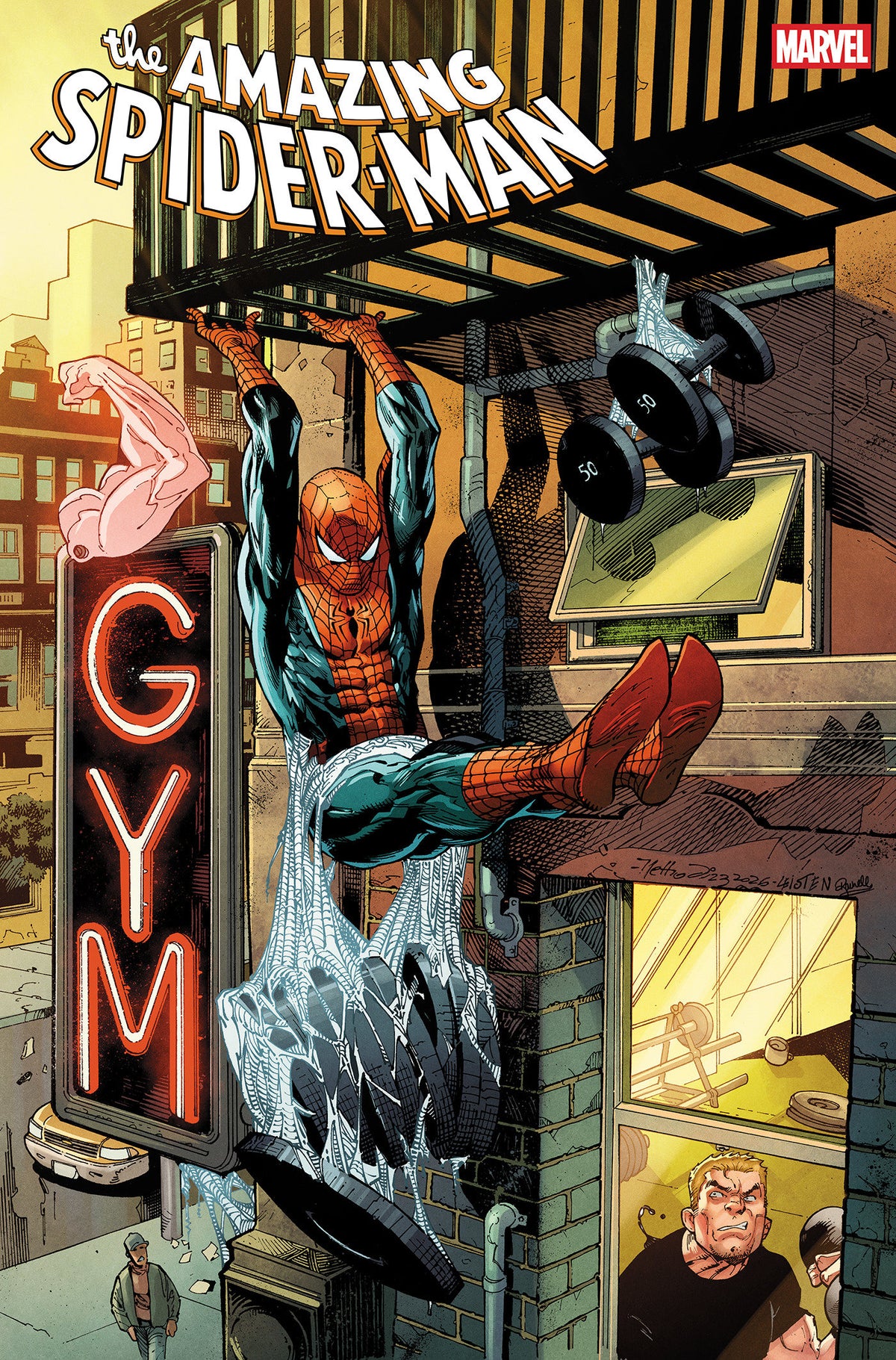 Amazing Spider-Man #1003 Cover D Netho Diaz Workout