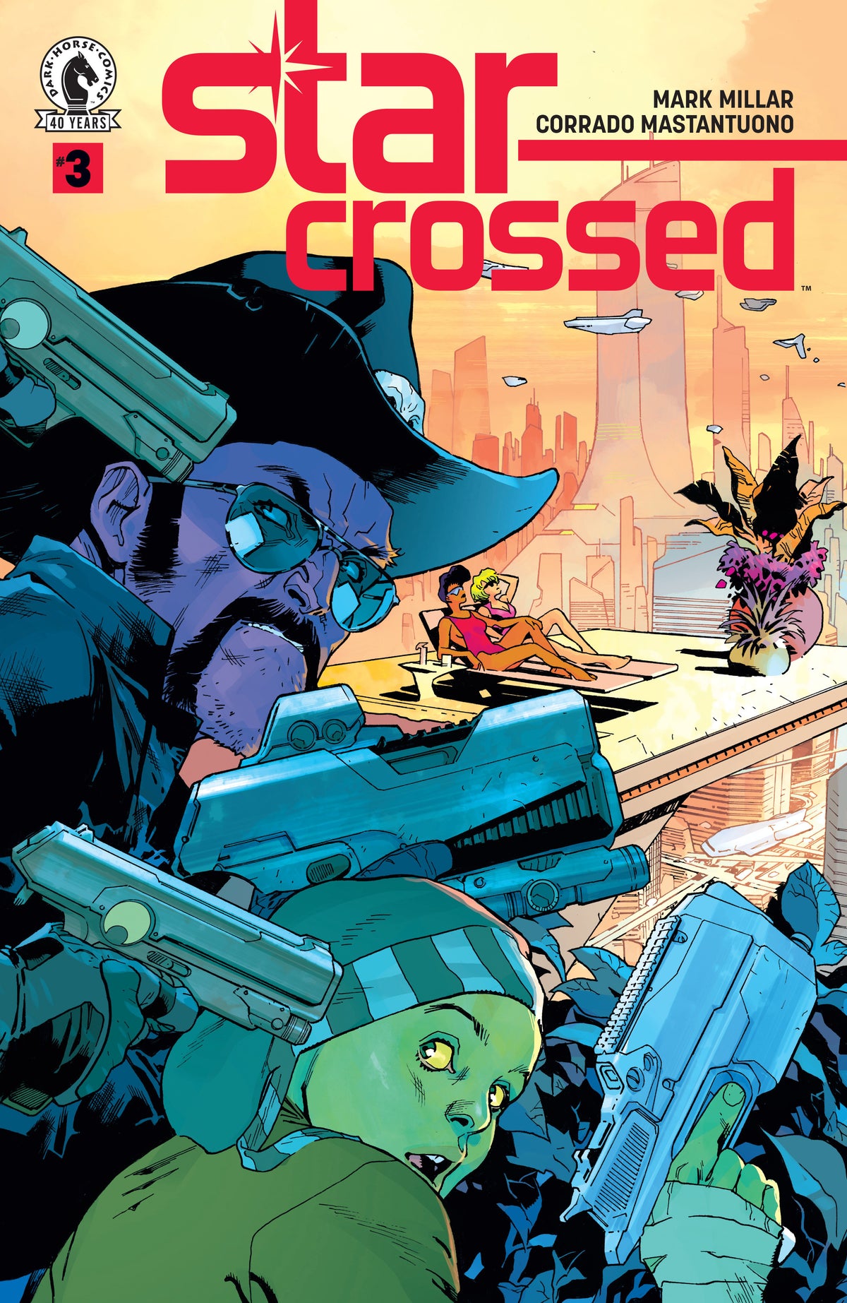 Comic book cover of 'Star Crossed #3 Cover A Stuart Immonen'
