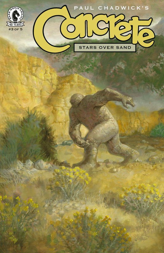 Comic book cover of 'Concrete: Stars Over Sand #3 (Cover A) (Paul Chadwick) PRESALE 8/26'