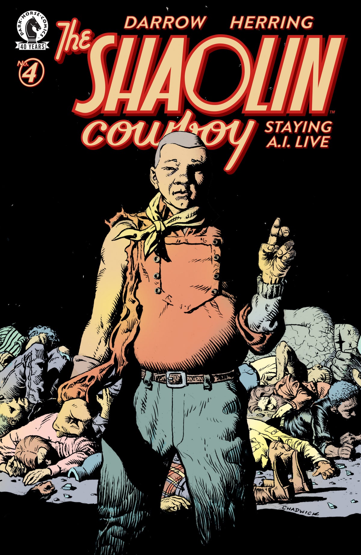 Shaolin Cowboy: Staying A.I.Live #4 Cover B 1:15 Paul Chadwick