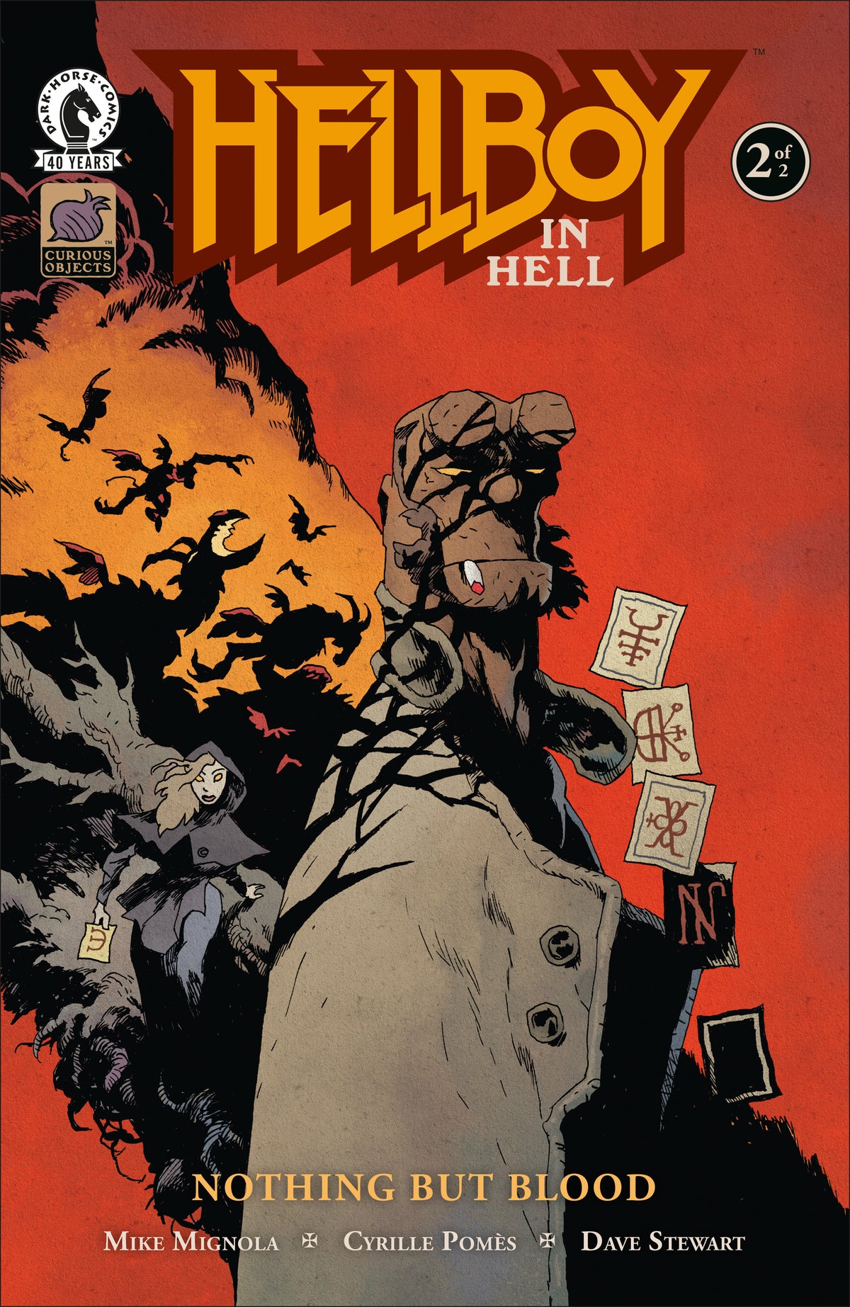 Hellboy in Hell: Nothing But Blood #2 Cover A Cyrille Pomes