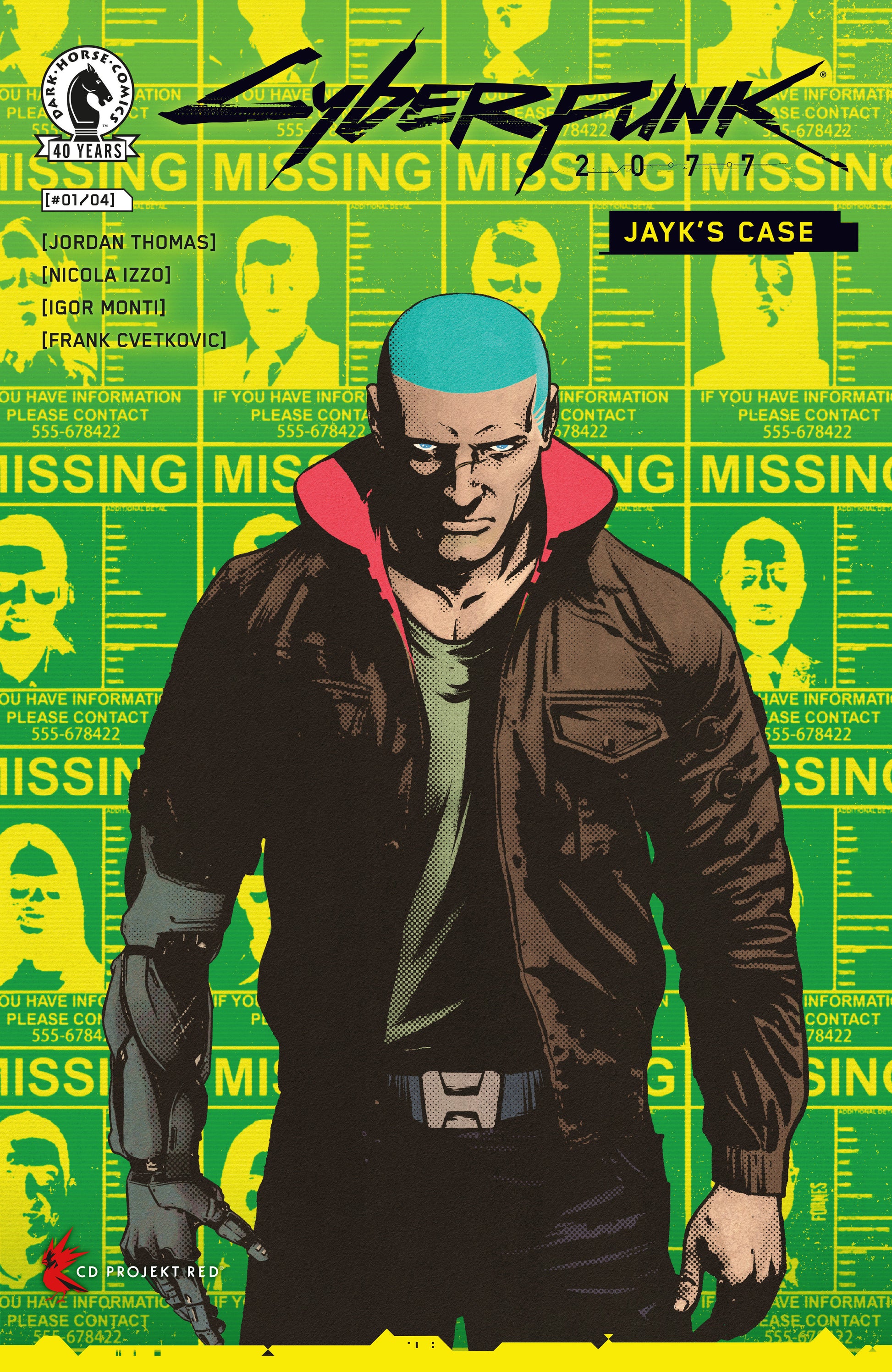 Cyberpunk 2077: Jayk's Case #1 Cover B Jorge Fornés