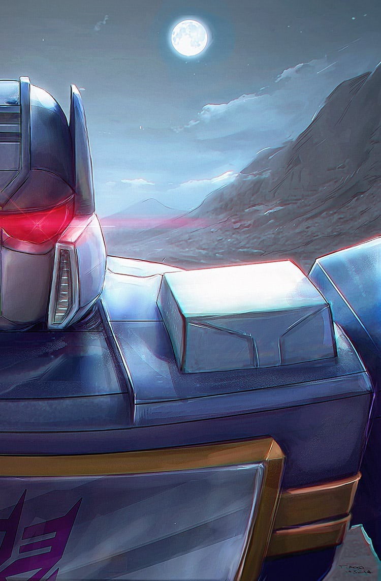 Transformers #16 Tiago Da Silva Soundwave connecting virgin variant B cover