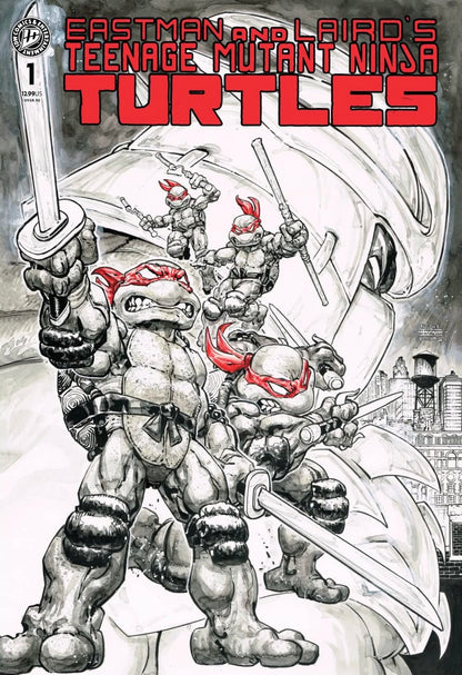 PRE-ORDER 7/31 @ 9am PST : Teenage Mutant Ninja Turtles: Mirage Facsimile #1 Freddie Williams II LeapsLair Exclusive LTD 600 PREORDER 8/26