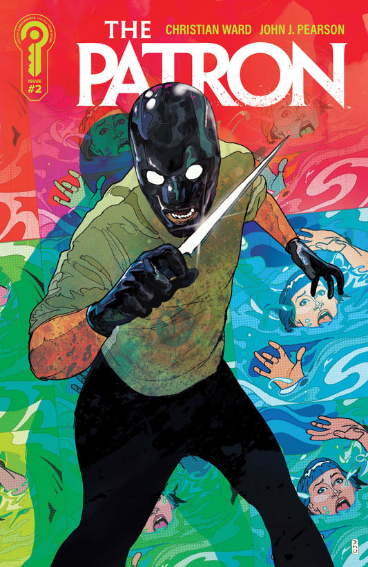Comic book cover of 'The Patron #2 Cover A Christian Ward PRESALE 9/16'