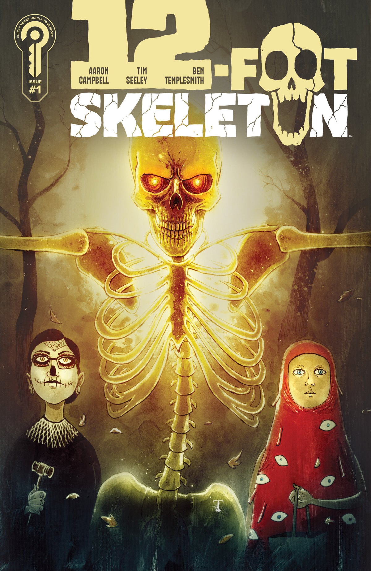 Comic book cover of '12 Foot Skeleton #1 Cover A Ben Templesmith'