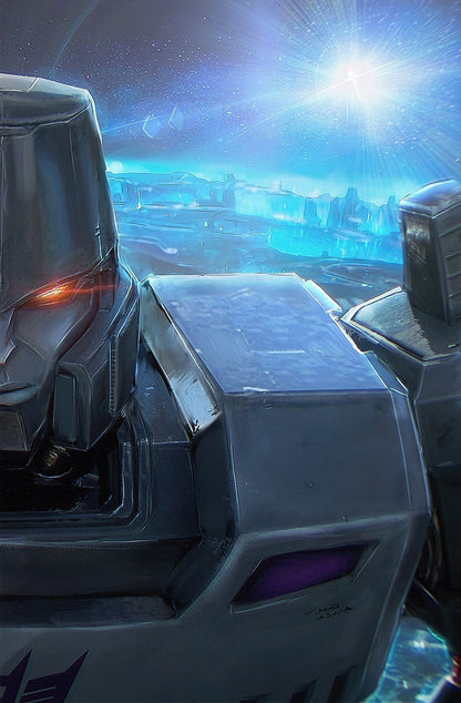 Transformers #13 Tiago Da Silva Megatron connecting virgin variant B cover