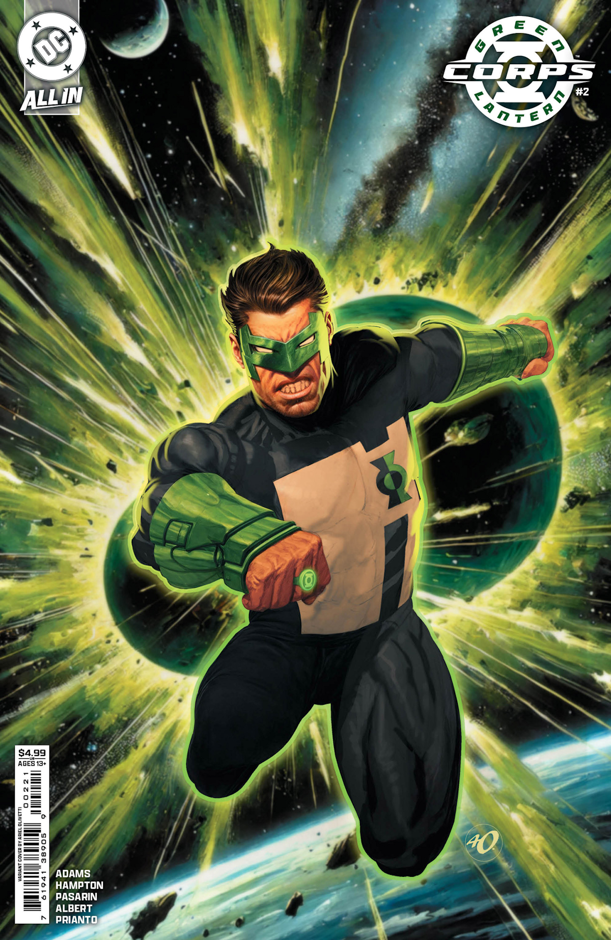 Green Lantern Corps #2 Cover B Ariel Olivetti Card Stock Variant