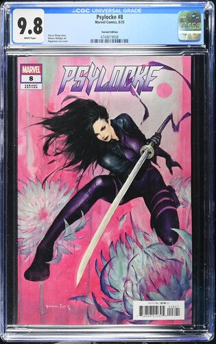 Psylocke #8 Puppeteer Lee Variant CGC 9.8