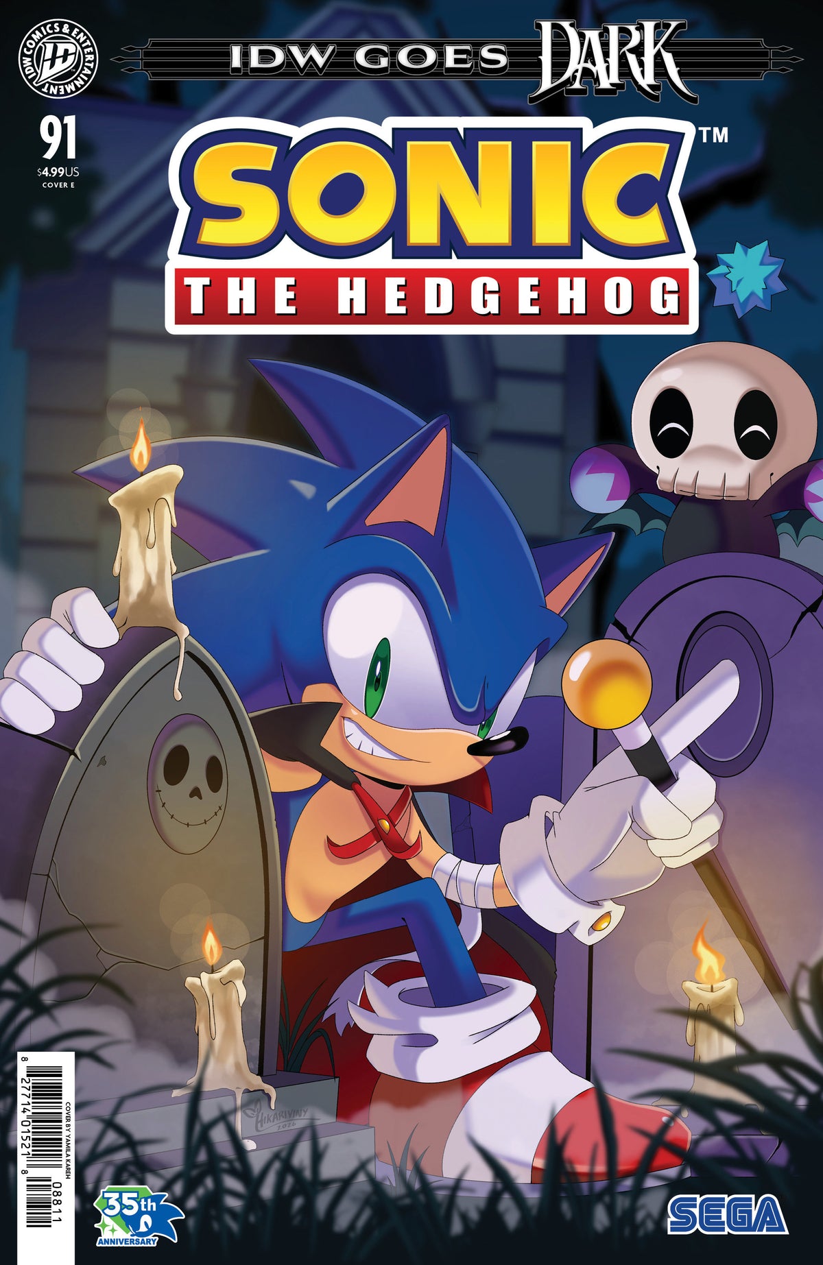 Sonic The Hedgehog #91 Cover E Yamila Kareh