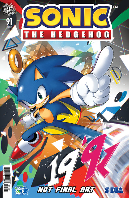 Sonic The Hedgehog #91 Cover H 1:50 Miles Arq
