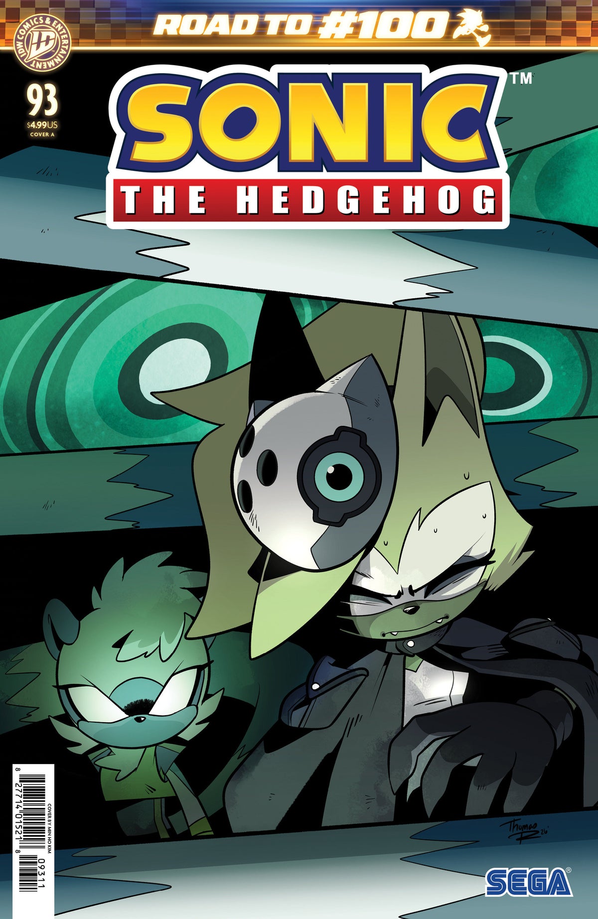 Sonic The Hedgehog #93 Cover A Thomas Rothlisberger