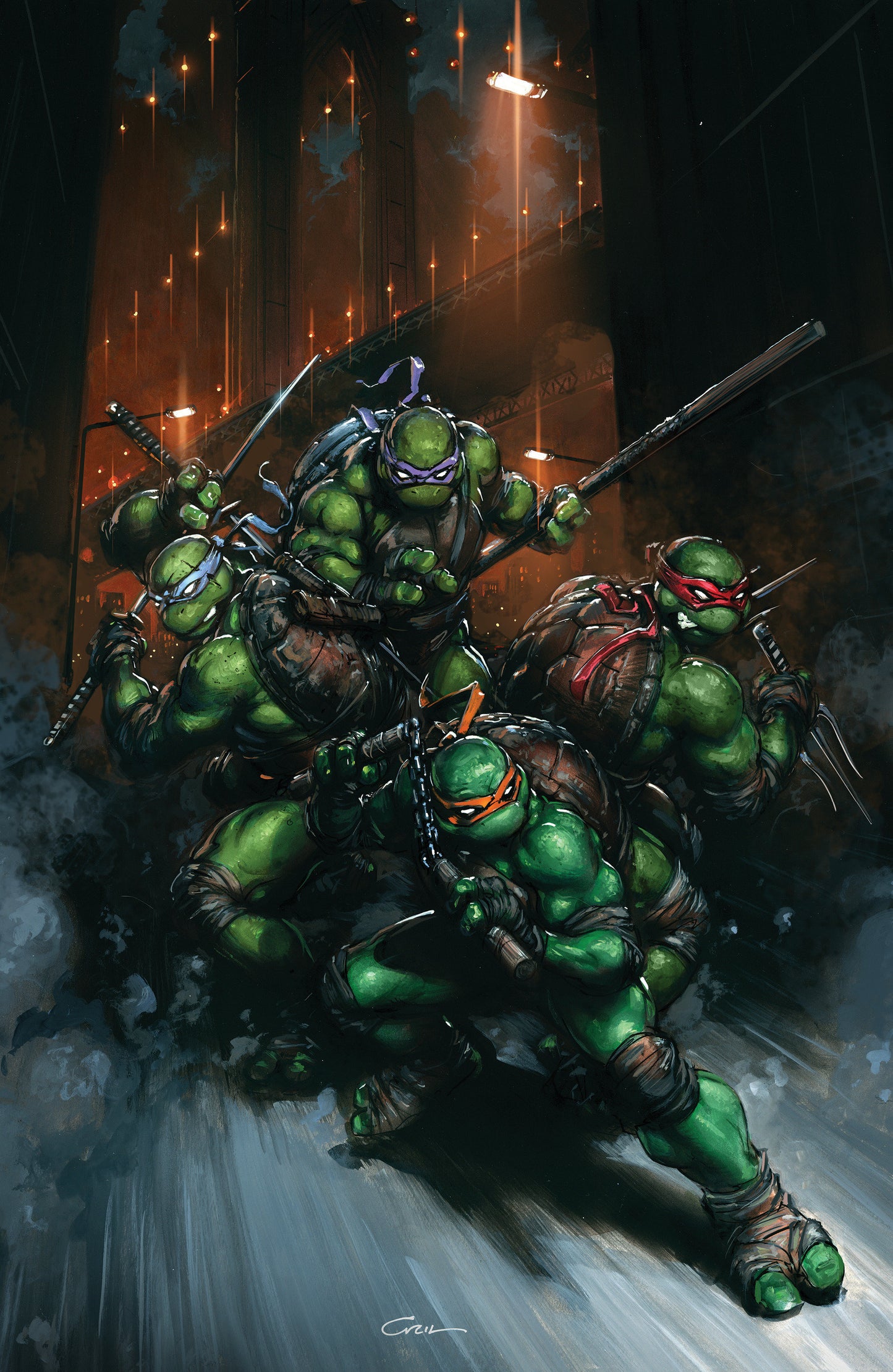 Teenage Mutant Ninja Turtles #13 Variant Ri (50) (Crain Full Art)