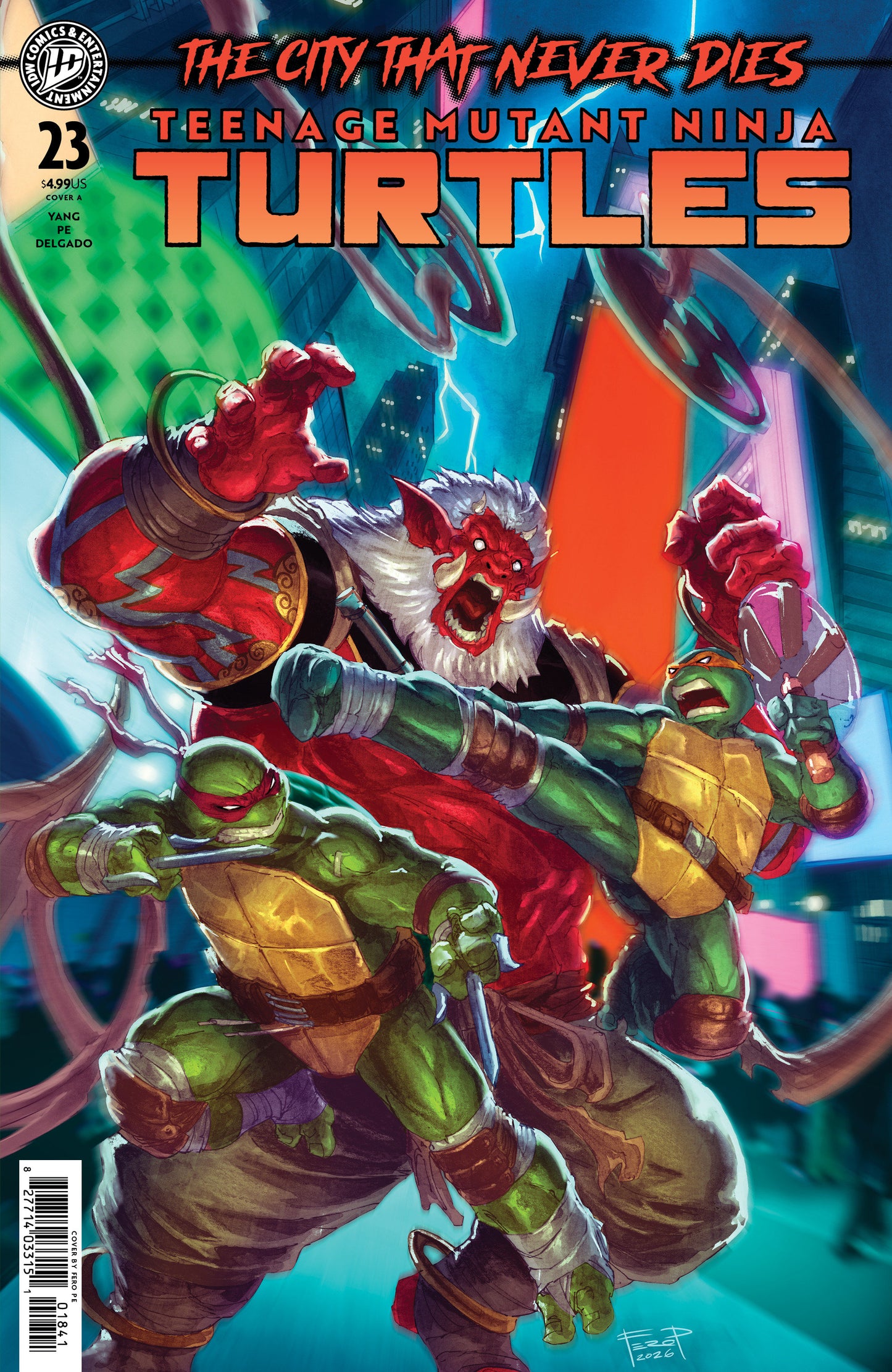 Teenage Mutant Ninja Turtles #23 Cover A Fero Pe