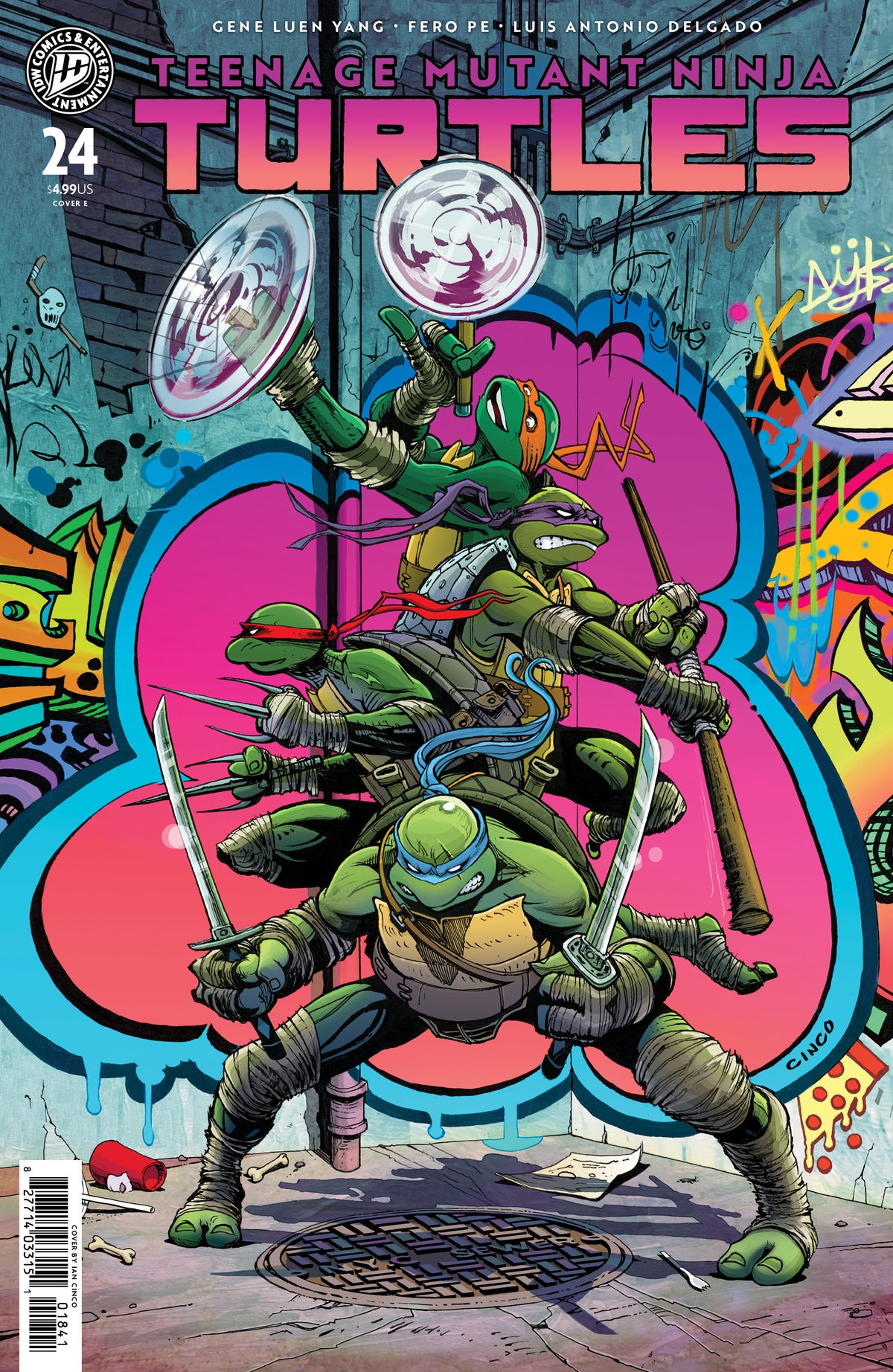 Teenage Mutant Ninja Turtles (2024) #24 Cover E Ian Cinco