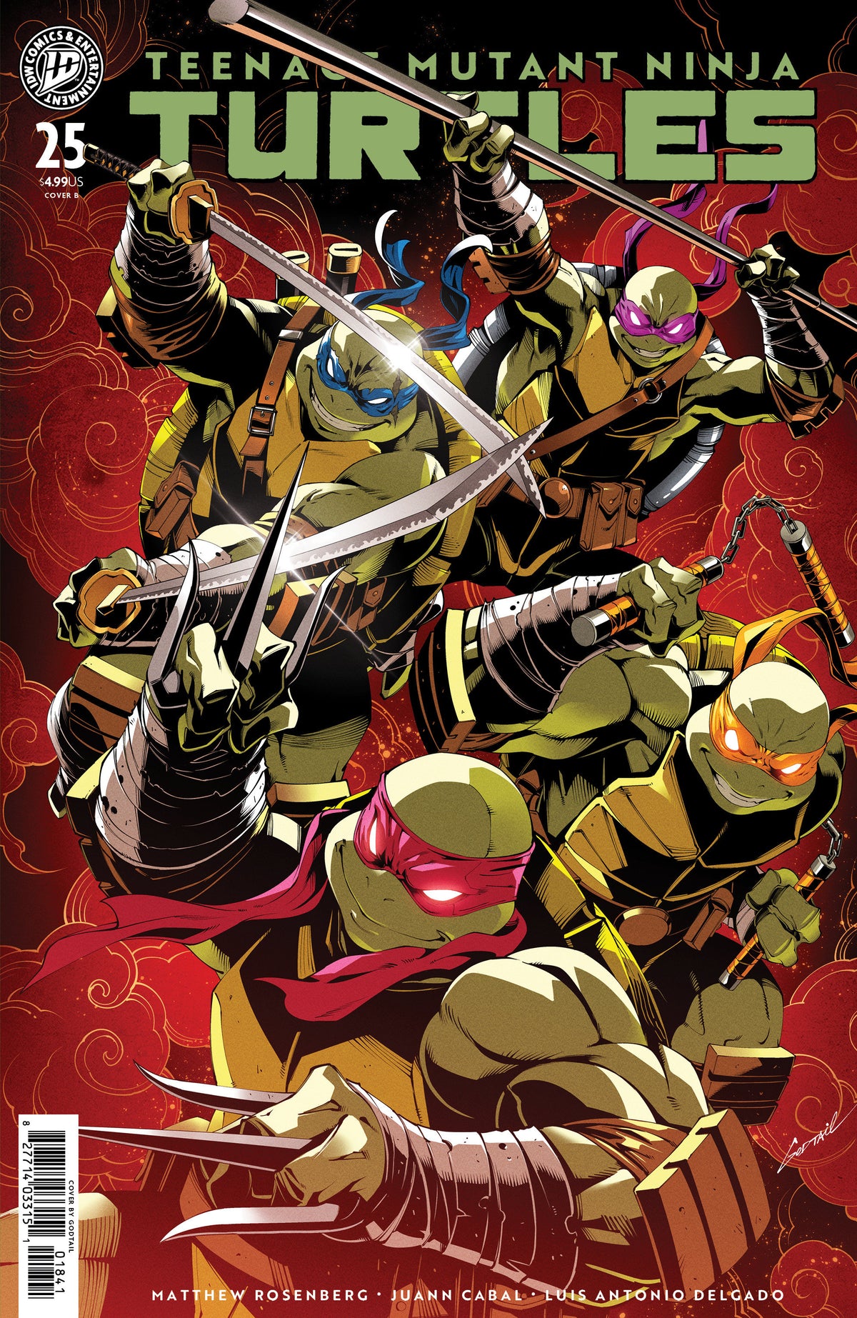 Teenage Mutant Ninja Turtles (2024) #25 Cover B GODTAIL