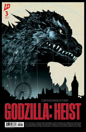 Godzilla: Heist #3 Variant B (Tunica Movie Poster Variant) PRESALE 05/07/2025