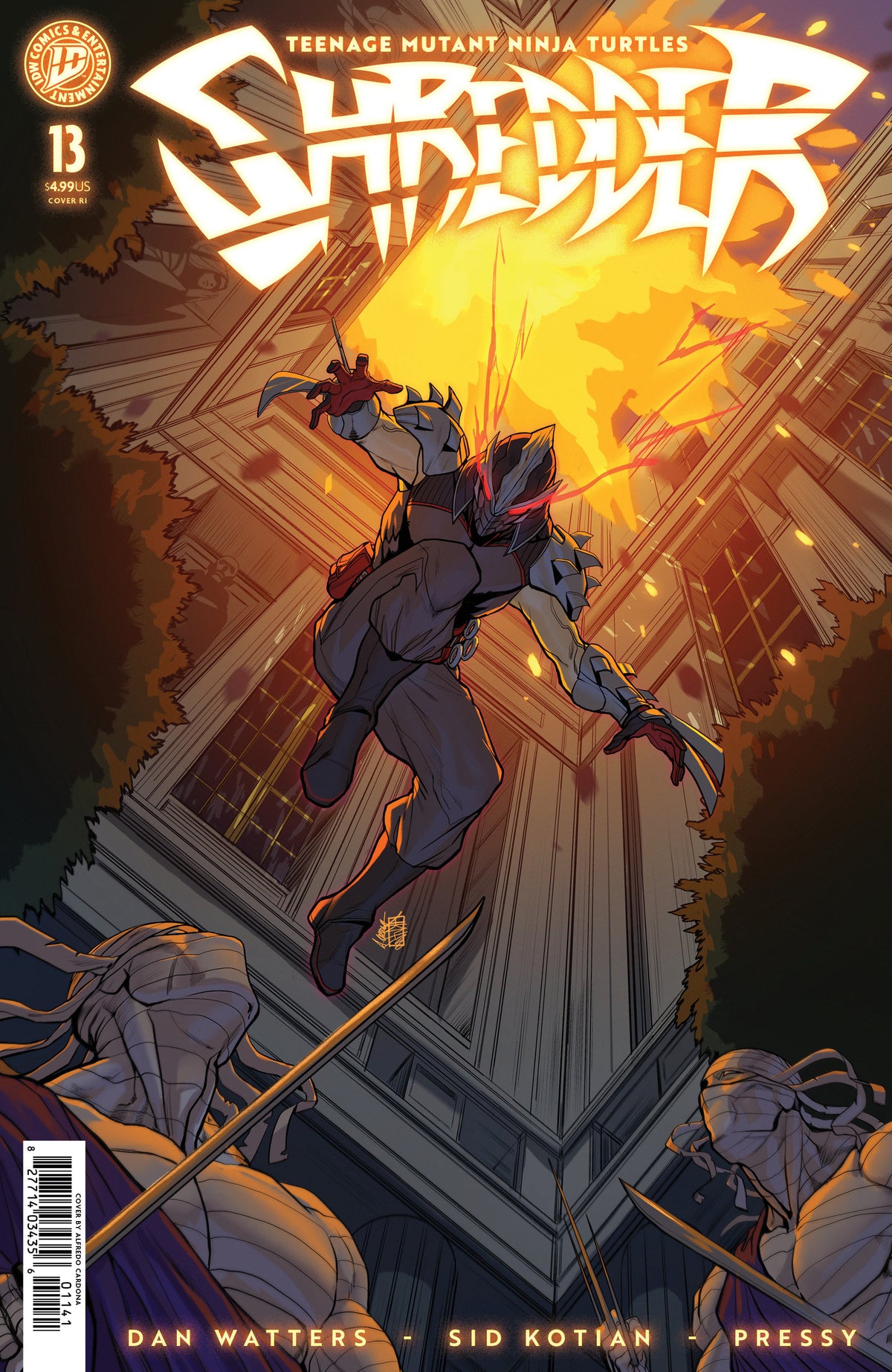 Teenage Mutant Ninja Turtles: Shredder #13 Cover D 1:10 Alfredo Cardona