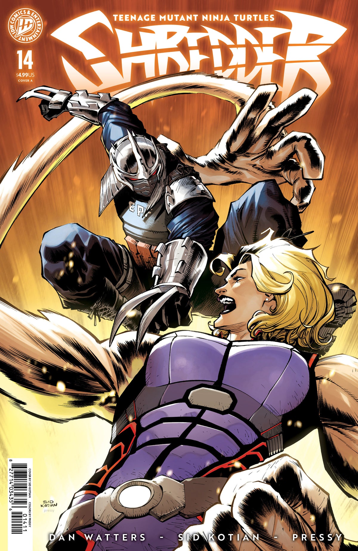 Teenage Mutant Ninja Turtles: Shredder #14 Cover A Sid Kotian