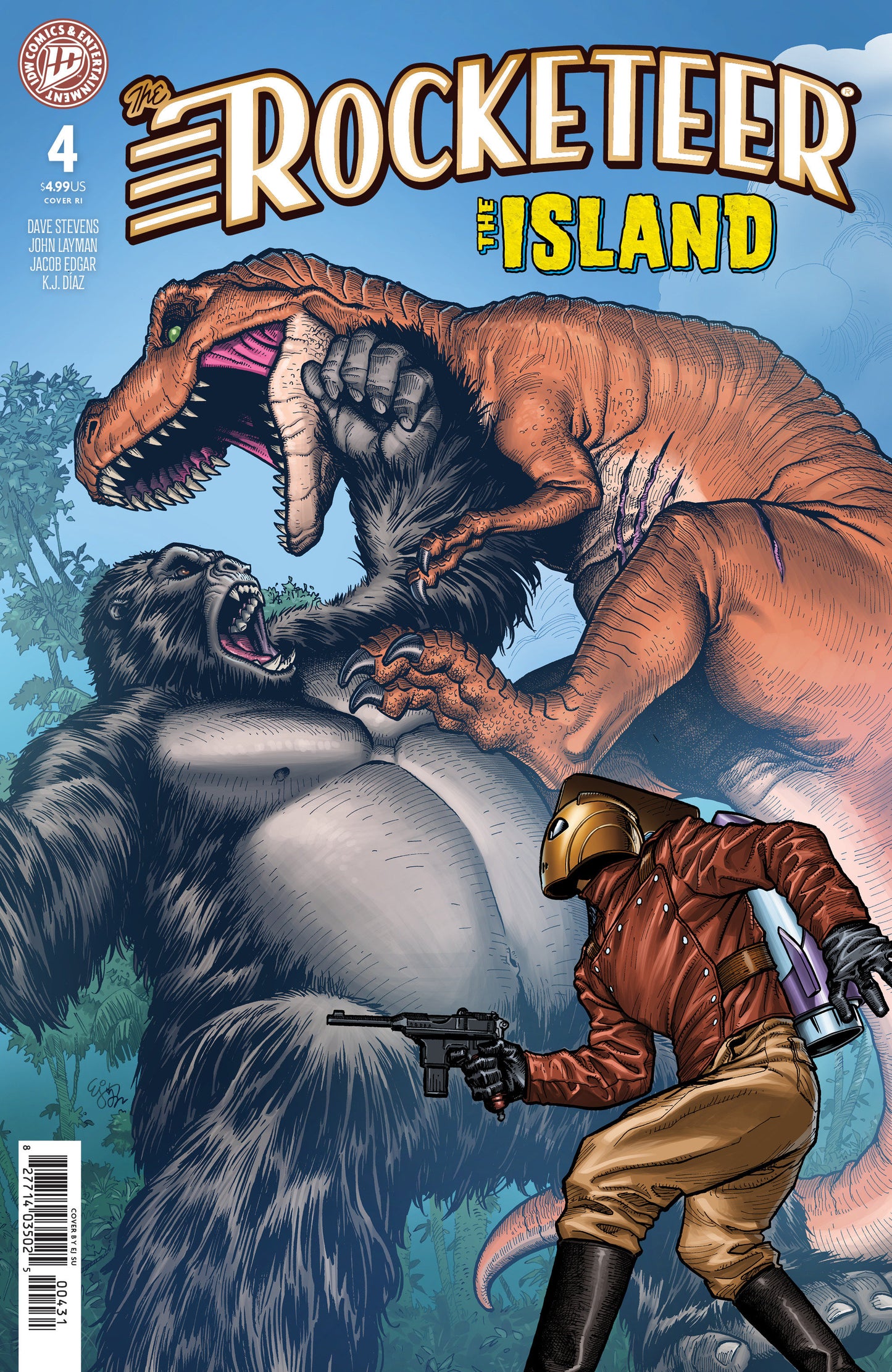 The Rocketeer: The Island #4 Variant Inc 1:10 (Su)